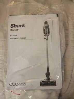 NEW Shark Rocket Vacuum Duo Clean Stick Vac Owners Manual Guide Booklet HV384Q
